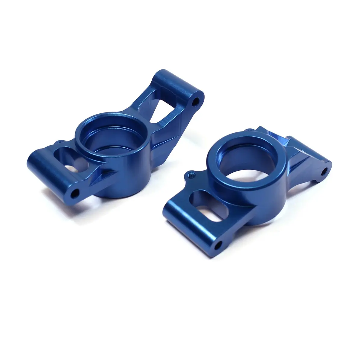 Rear Aluminum Hub Carrier Set, Blue, X-Maxx 1