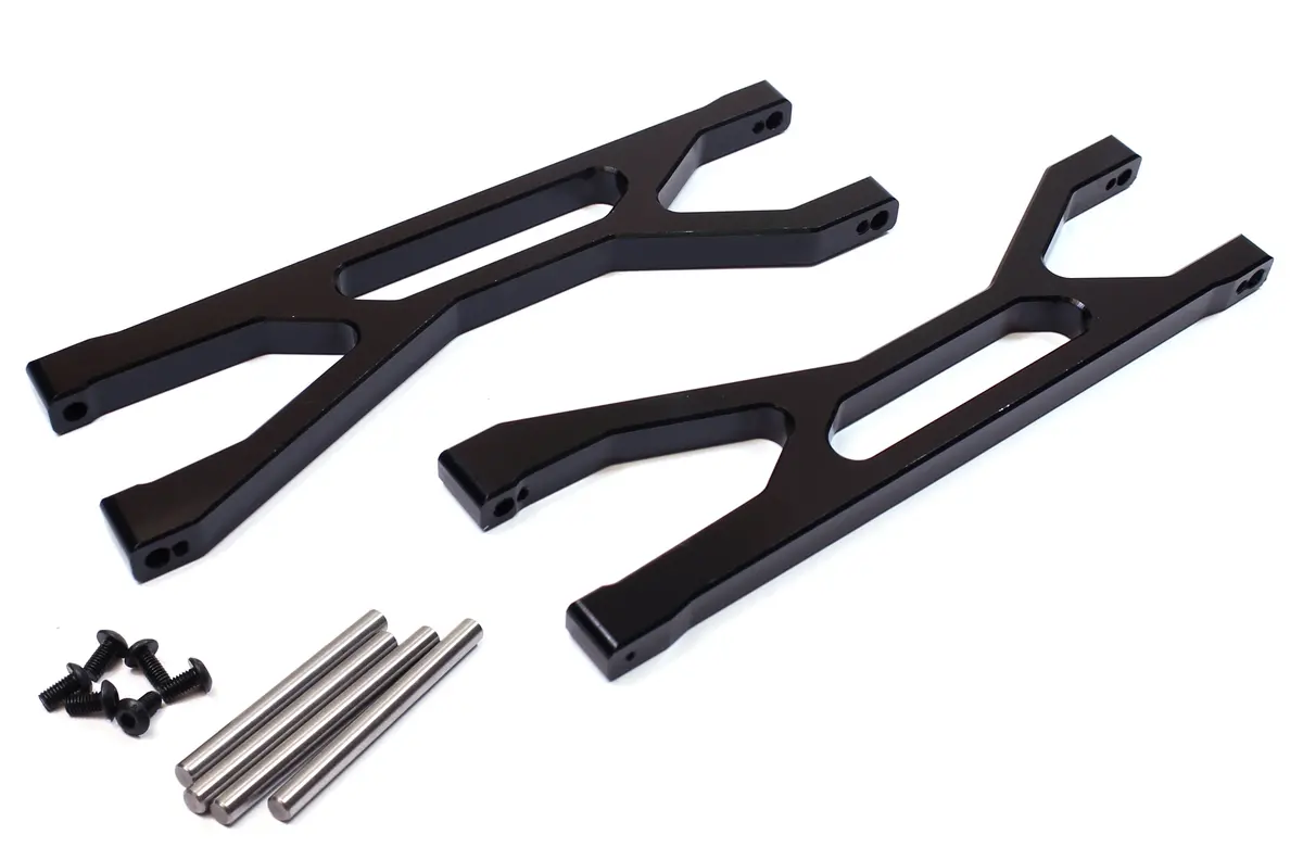 Aluminum Upper Hub Carrier Set, Black, X-Maxx 1