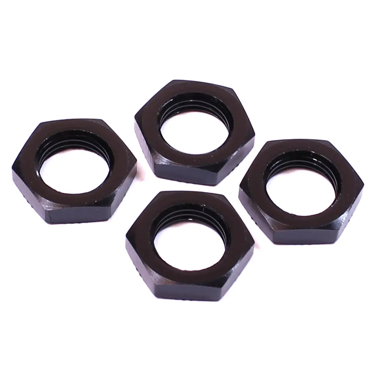 Aluminum Wheel Nut Set, Black, X-Maxx 1