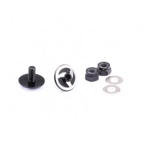 Aluminum Rear Wing Support W/ 2Mm Hex, Black 1