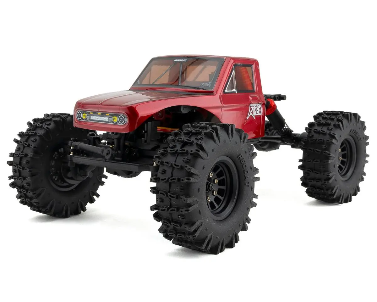Ascent-18 Apex Brushless 1/18 4X4 Crawler Rtr Combo, Red 1