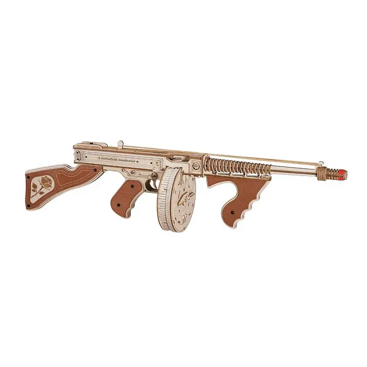 Rokr Thompson Submachine Gun Toy 3D Wooden Puzzle 1