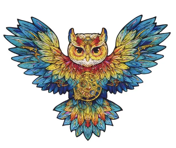 Rowood Owl 200 Piece Wooden Jigsaw Puzzle 1