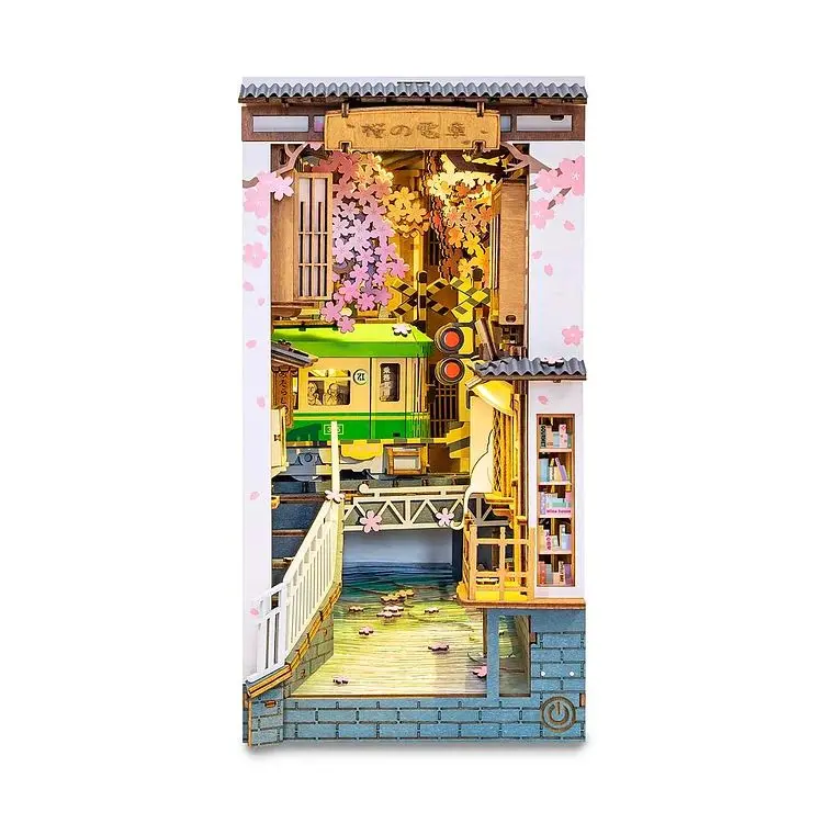 Rolife Sakura Densya Book Nook Shelf Insert 1