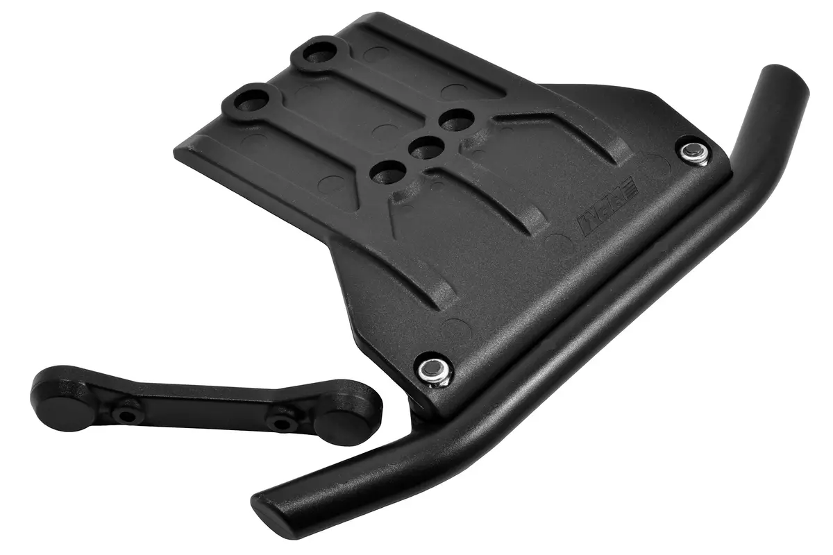 Traxxas Sledge Front Bumper & Skid Plate, Black 1