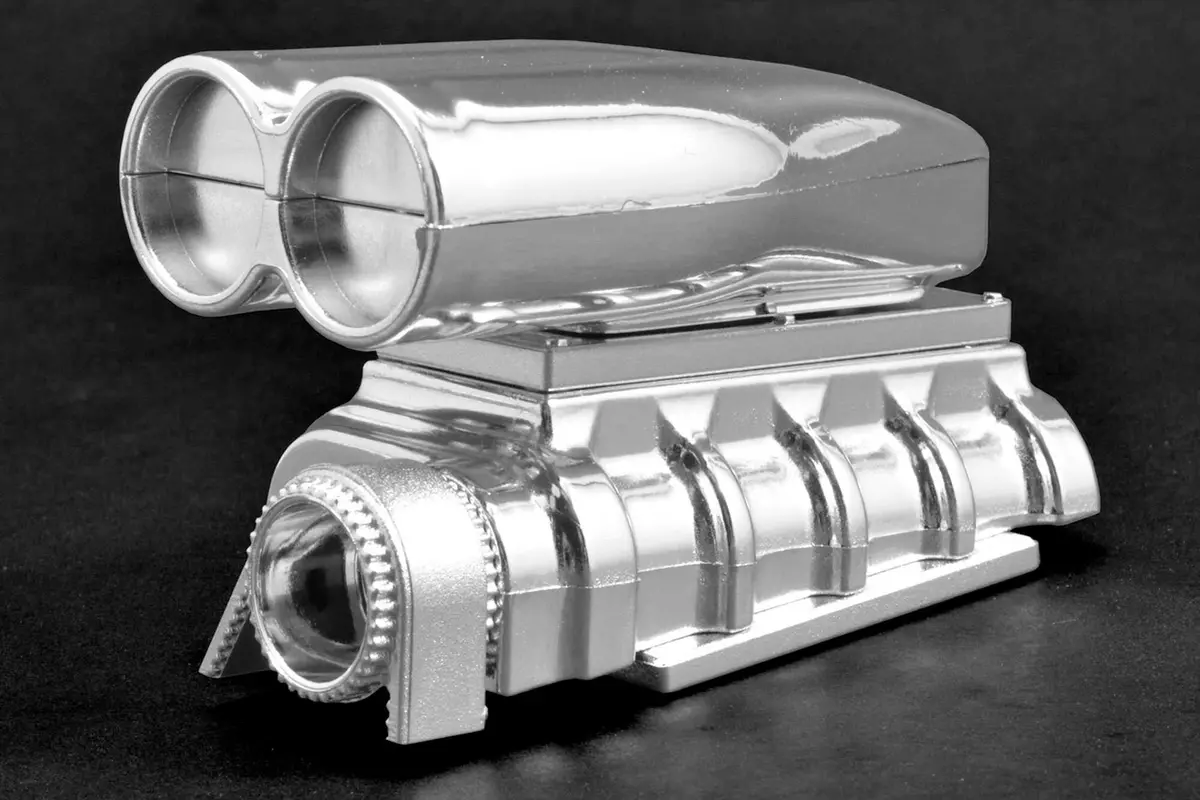 Rpm 73543 Chrome Shotgun Style Mock Intake & Blower 1