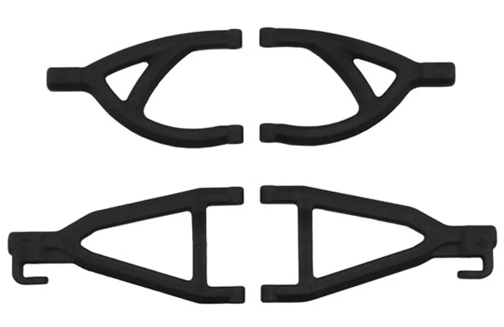 Rear Upper & Lower A-Arms, Black 1