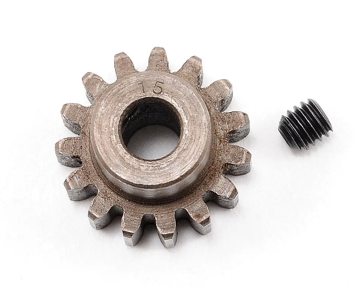 Extra Hard Steel Mod1 Pinion Gear, 15T W/ 5Mm Bore 1