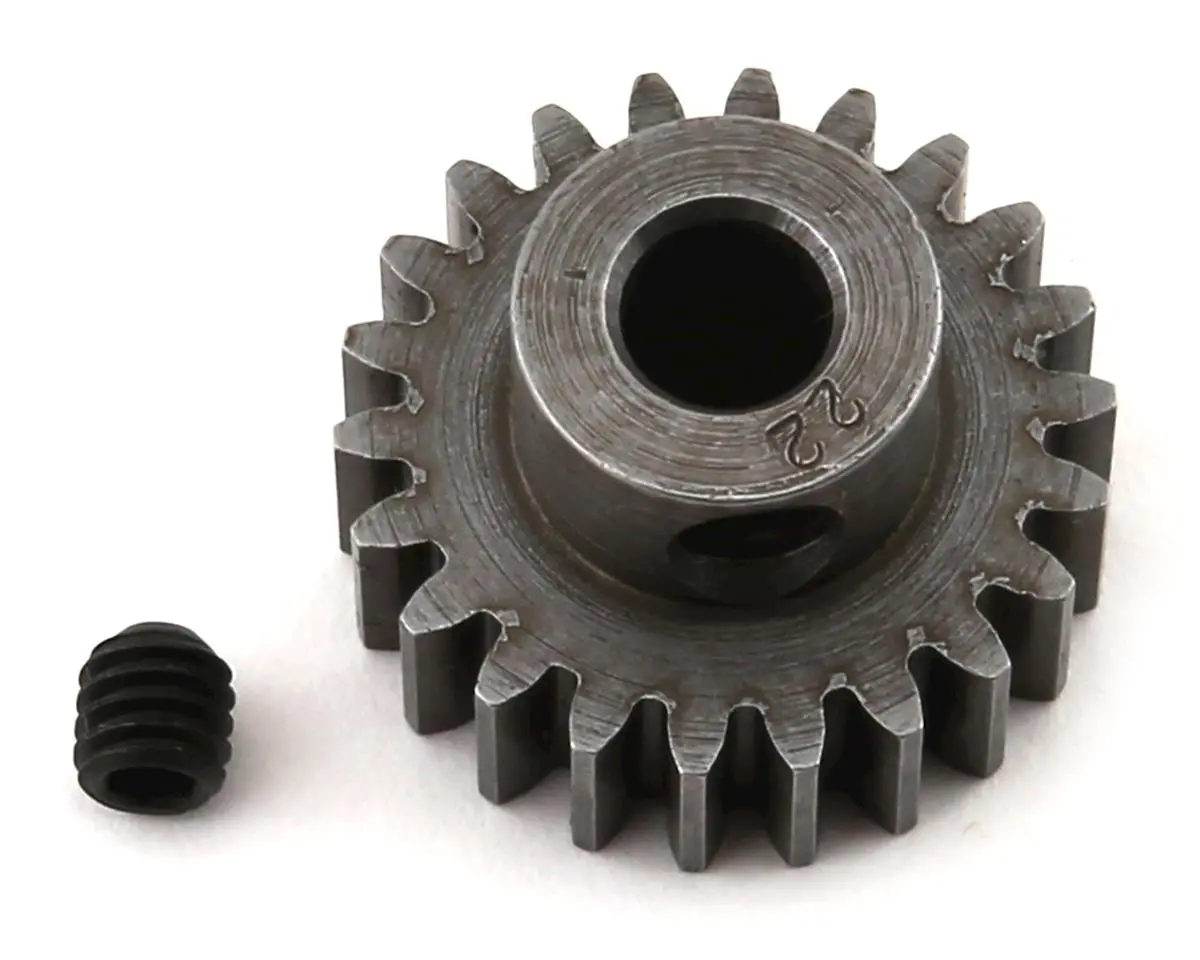 Extra Hard Steel Pinion Gear, 32P, 22T W/ 5Mm Bore 1