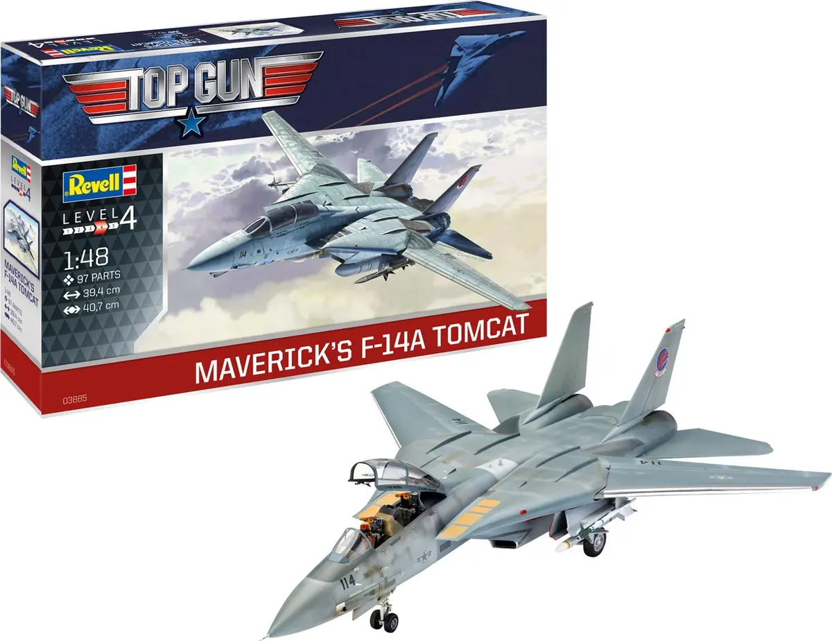 Revell 03865 1/48 F-14 A Tomcat Top Gun 1