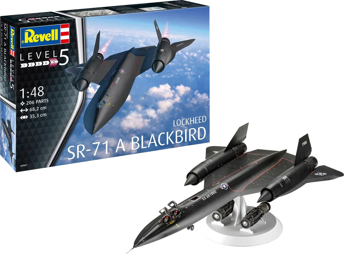 Revell 04967 1/48 Lockheed Sr-71 Blackbird 1