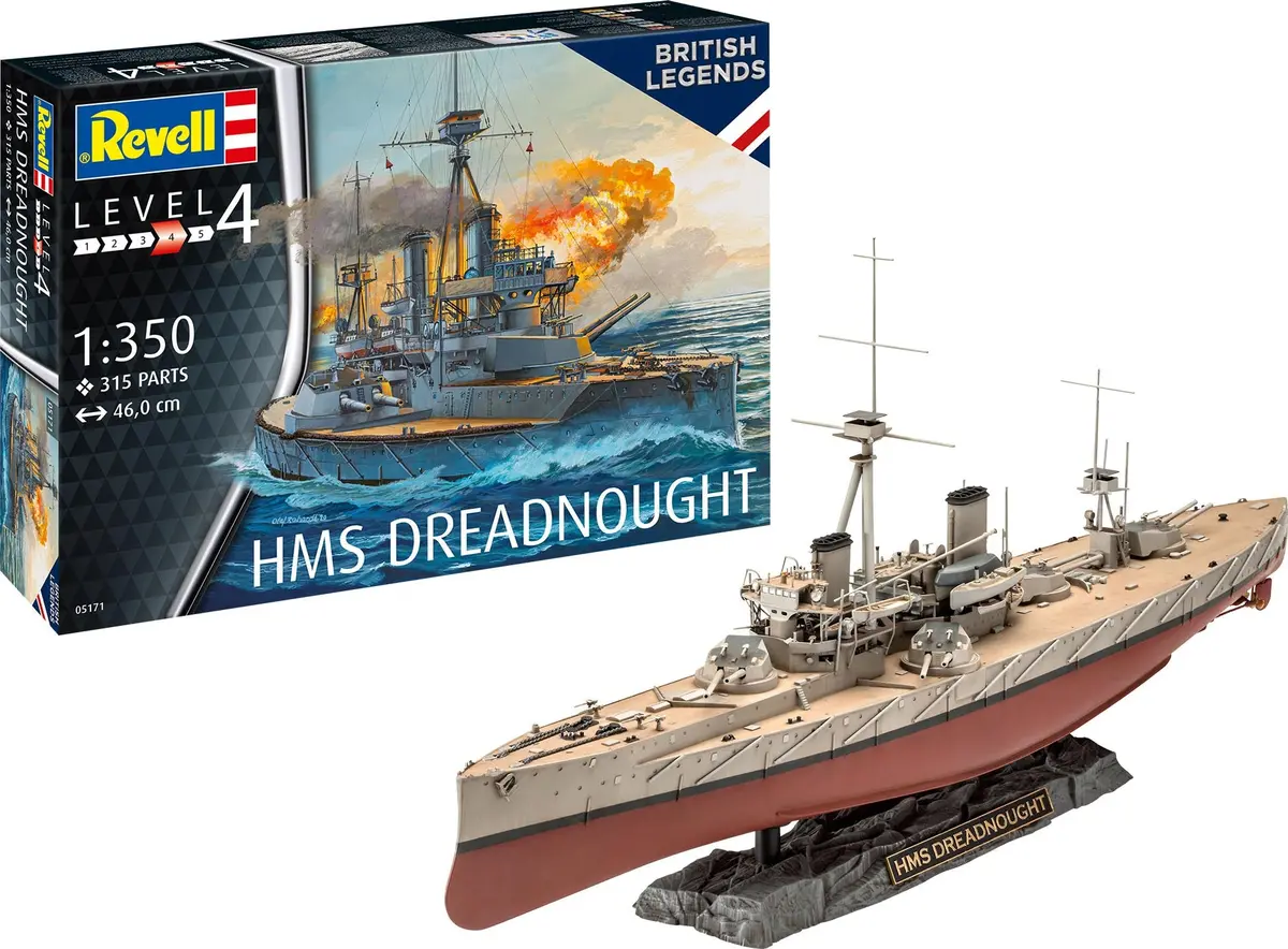 Revell 1/350 Hms Dreadnought 1