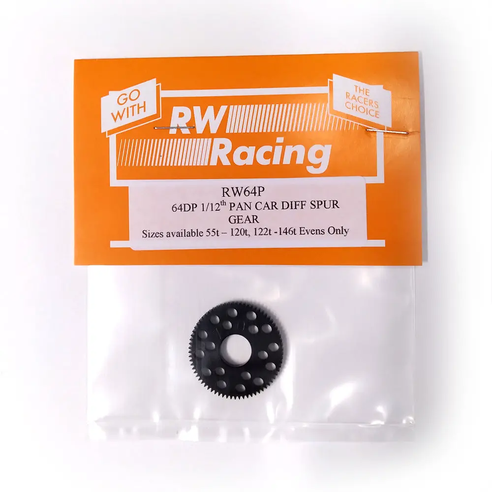 Ultralight Machined Pan Car Spur Gear, 64P 73T 1