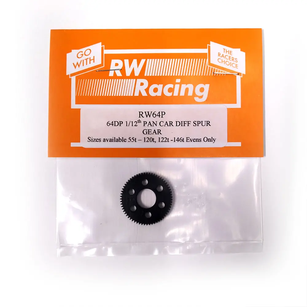Ultralight Machined Pan Car Spur Gear, 64P 63T 1