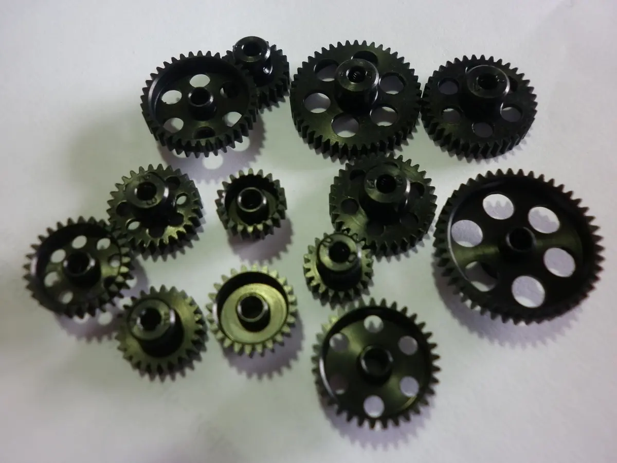 Ultralight Machined Aluminum Pinion Gear, 64P 48T 1