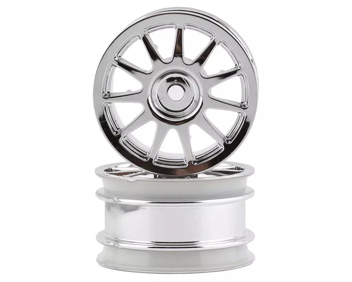 Tamiya M-Chassis 11 Spoke Wheels Chrome X2 1