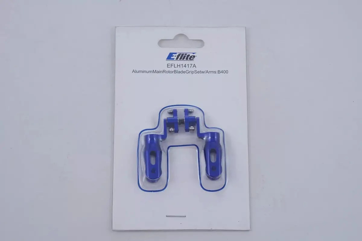 Eflite Aluminum Main Rotor Blade Grip Set With Arms: B400 1