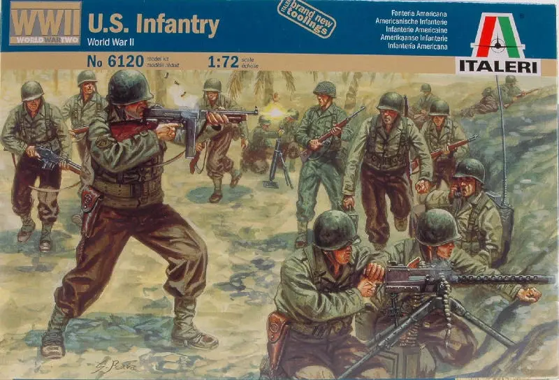 Italeri 1/72 Wwii Us Infantry 1