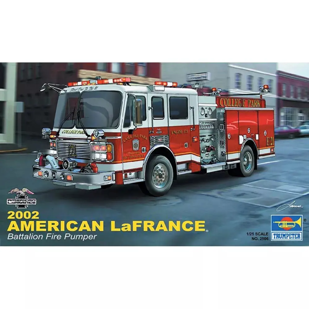 Trumpeter 2506 1/25 2002 American Lafrance Eagle Fire Pumper 1