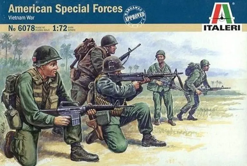 Italeri 1/72 Vietnam Us Army Special Forces 1