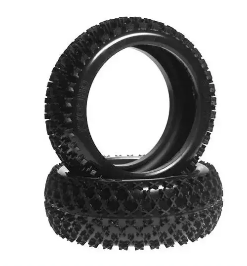 Buggy Tires 1:8 Off-Road X-Pattern Set Of 2 Kyosho W-5648S-C 1