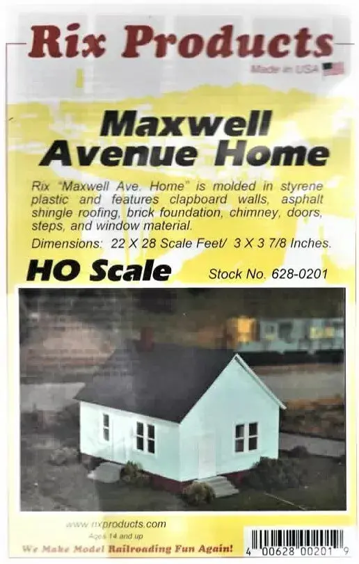 Rix Products 201 - Maxwell House - Ho Scale Kit 1