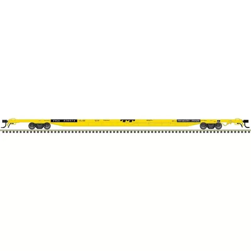 Atlas 50004440 N Acf 89' 4" Intermodal Flatcar Trailer-Train Ttcx 976065 1