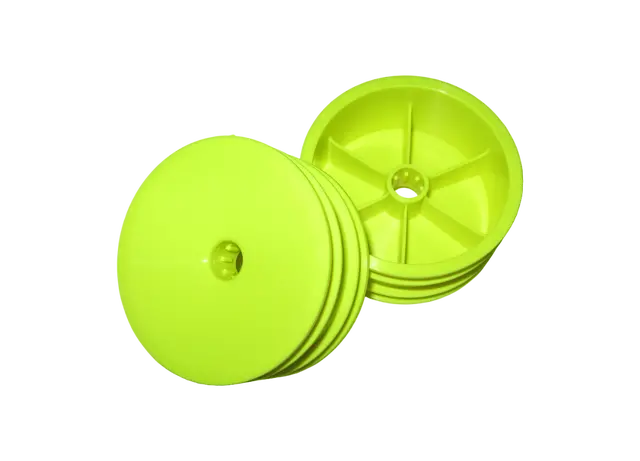 Proline Associated B2 B3 Series 2.2” Front Wheels Plastic Yellow (2) 2639Y / 2639-02 1