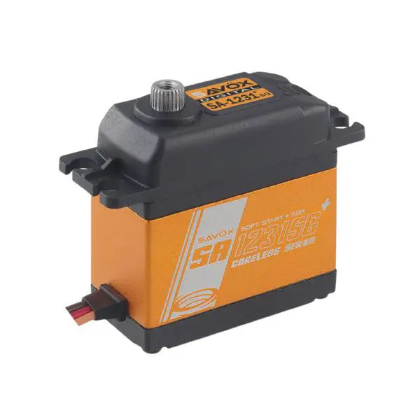 Sa-1231Sg Plus High Torque Coreless 6.0V Digital Servo W/ Soft Start .14/144 1