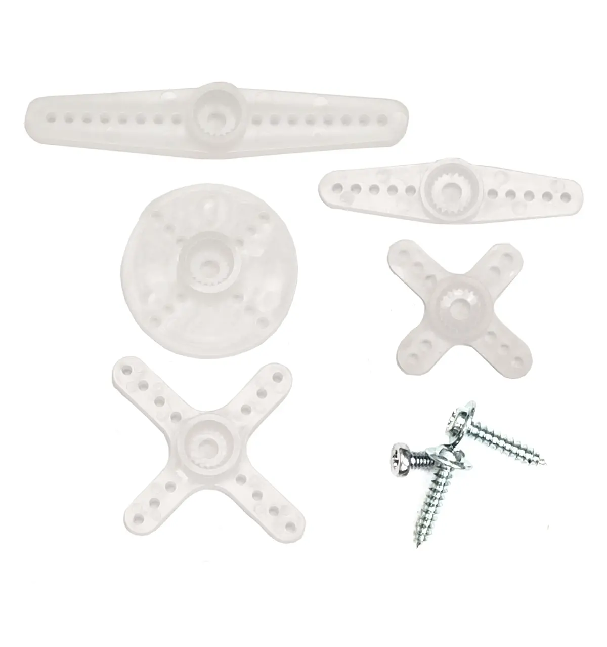 Plastic Micro Servo Horn Set, 21T 1