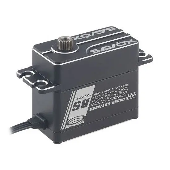 Sv-1280Sg Plus Hv Monster Torque Servo, Black, 0.12Sec/763Oz 1