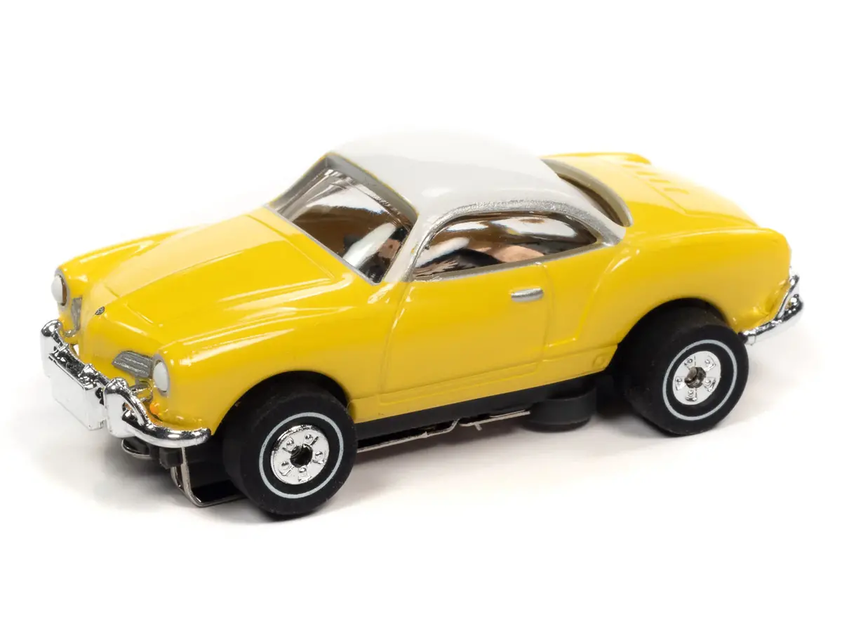 Auto World Thunderjet 1963 Volkswagen Karmann Gia Yellow 1