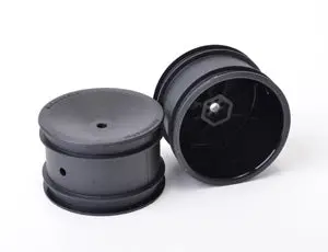 Rear 1/10 Off-Road Wheels, 12Mm, Black 1