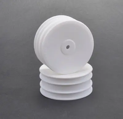 Front 1/10 4Wd Buggy Wheels, 12Mm, White 1