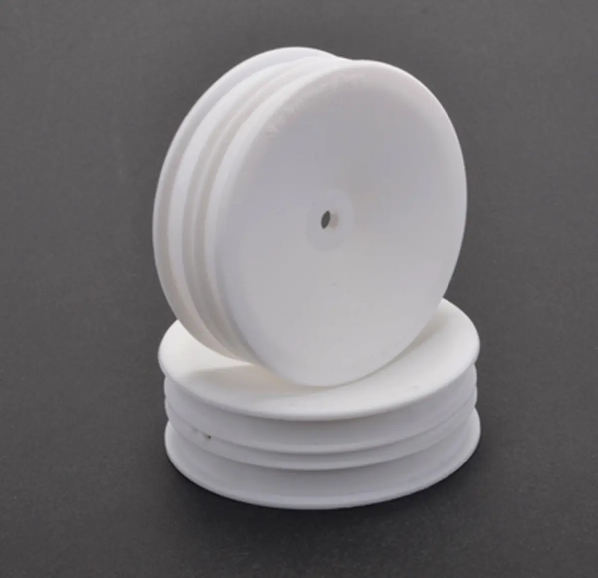 Slim Front 1/10 2Wd Buggy Wheel, 12Mm, White 1