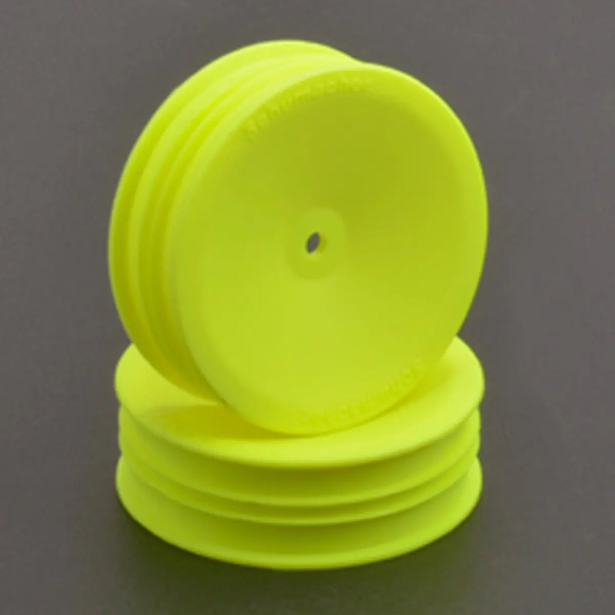 Slim Front 1/10 2Wd Buggy Wheels, 12Mm, Neon Yellow 1