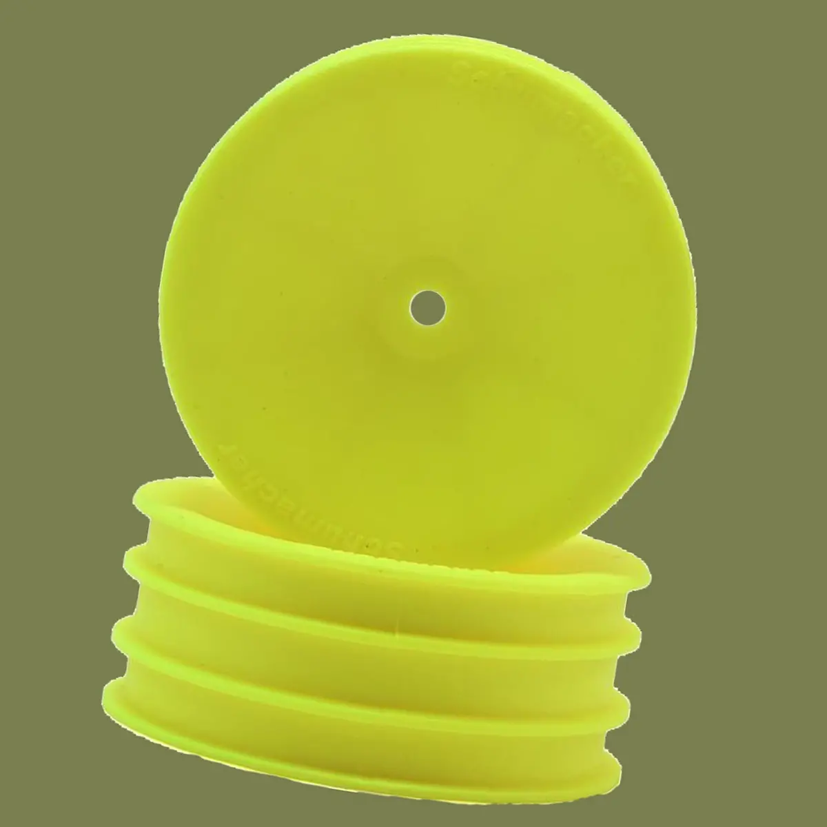 Medium Front 1/10 2Wd Buggy Wheels, 12Mm, Neon Yellow 1