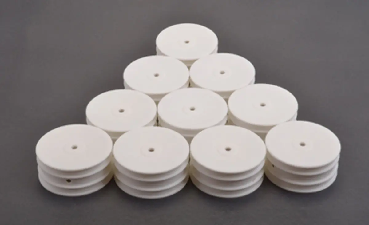Medium Front 1/10 4Wd Buggy Wheels, White 1