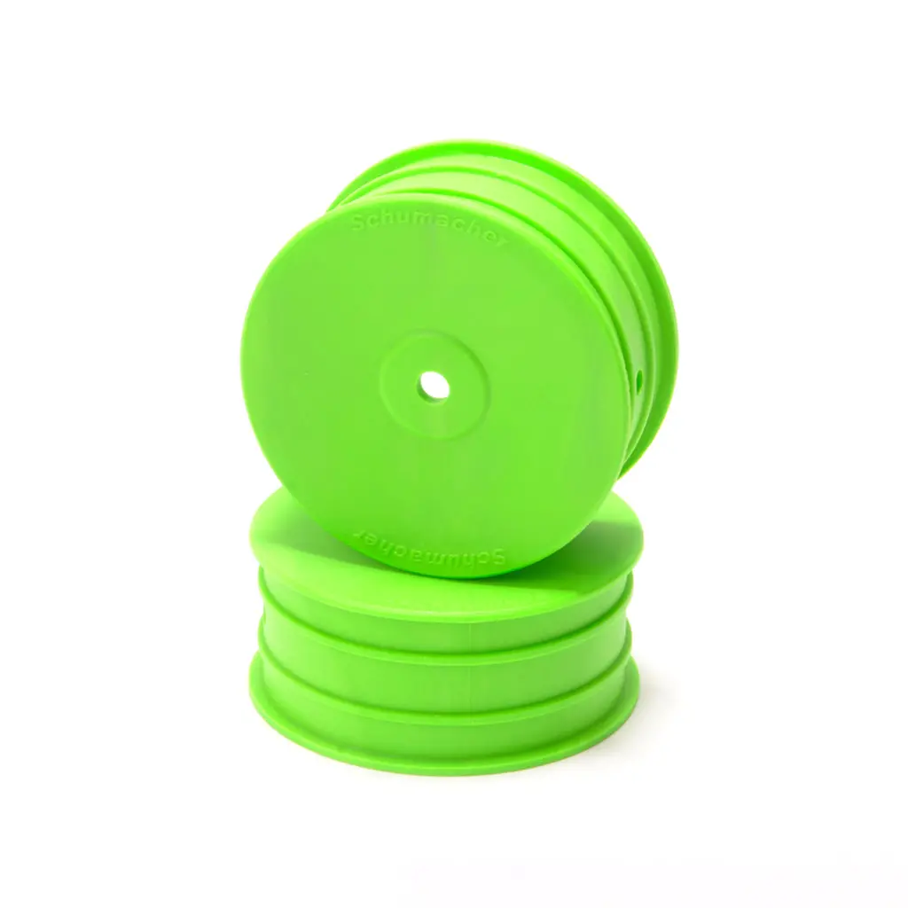 1/10 4Wd Buggy Front Wheel, Green (2) 1