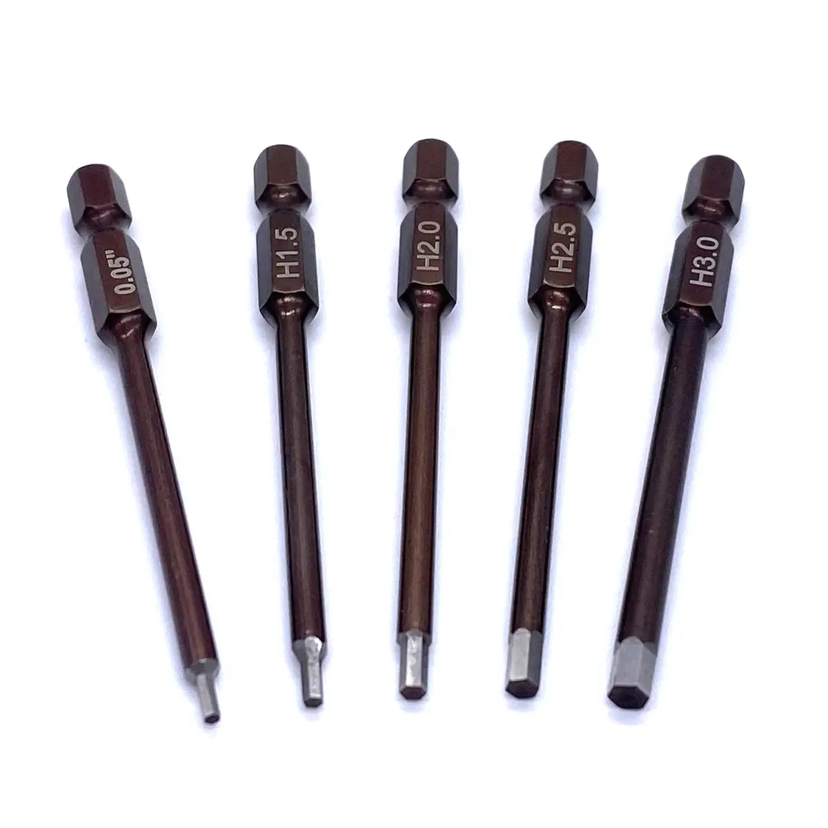 Multitool Hex Bits (5Pc) .05, 1.5, 2.0, 2.5, 3.0Mm 1