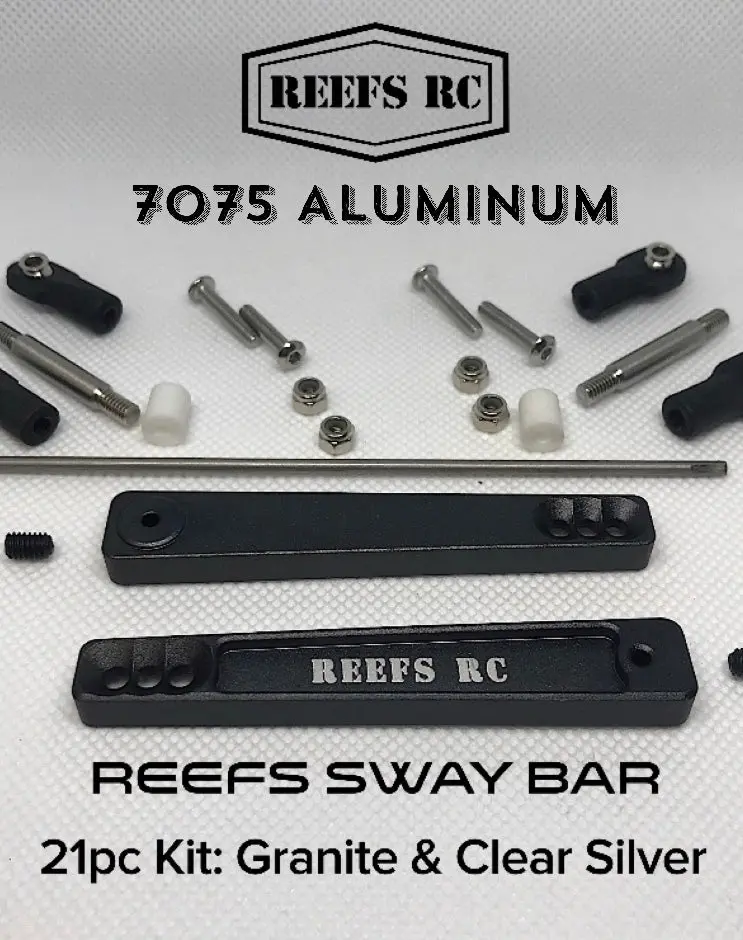 Hard Anodized Aluminum Sway Bar Kit, Gray, 21 Pc 1