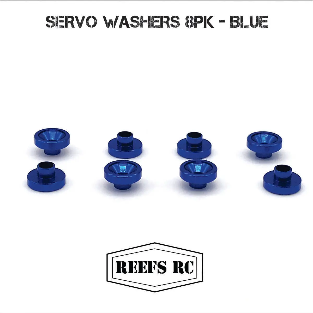 Servo Washers, Blue (8) 1