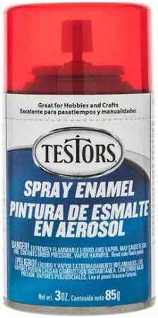 Testors Bright Red Spray Enamel 85G 1