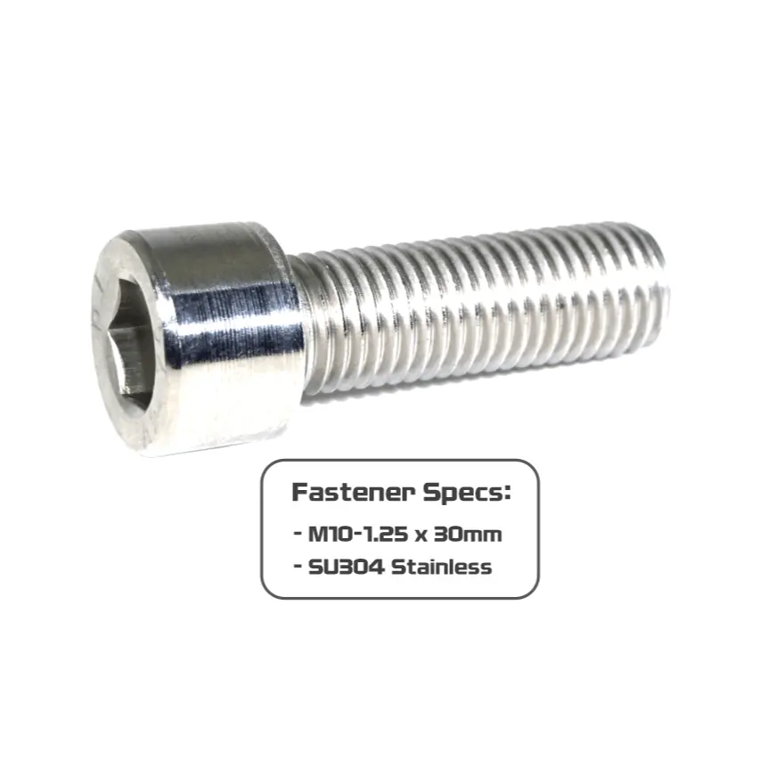 Zspec M10-1.25X30mm Fasteners, 10-Pack, Shsc, Stainless Sus304 2