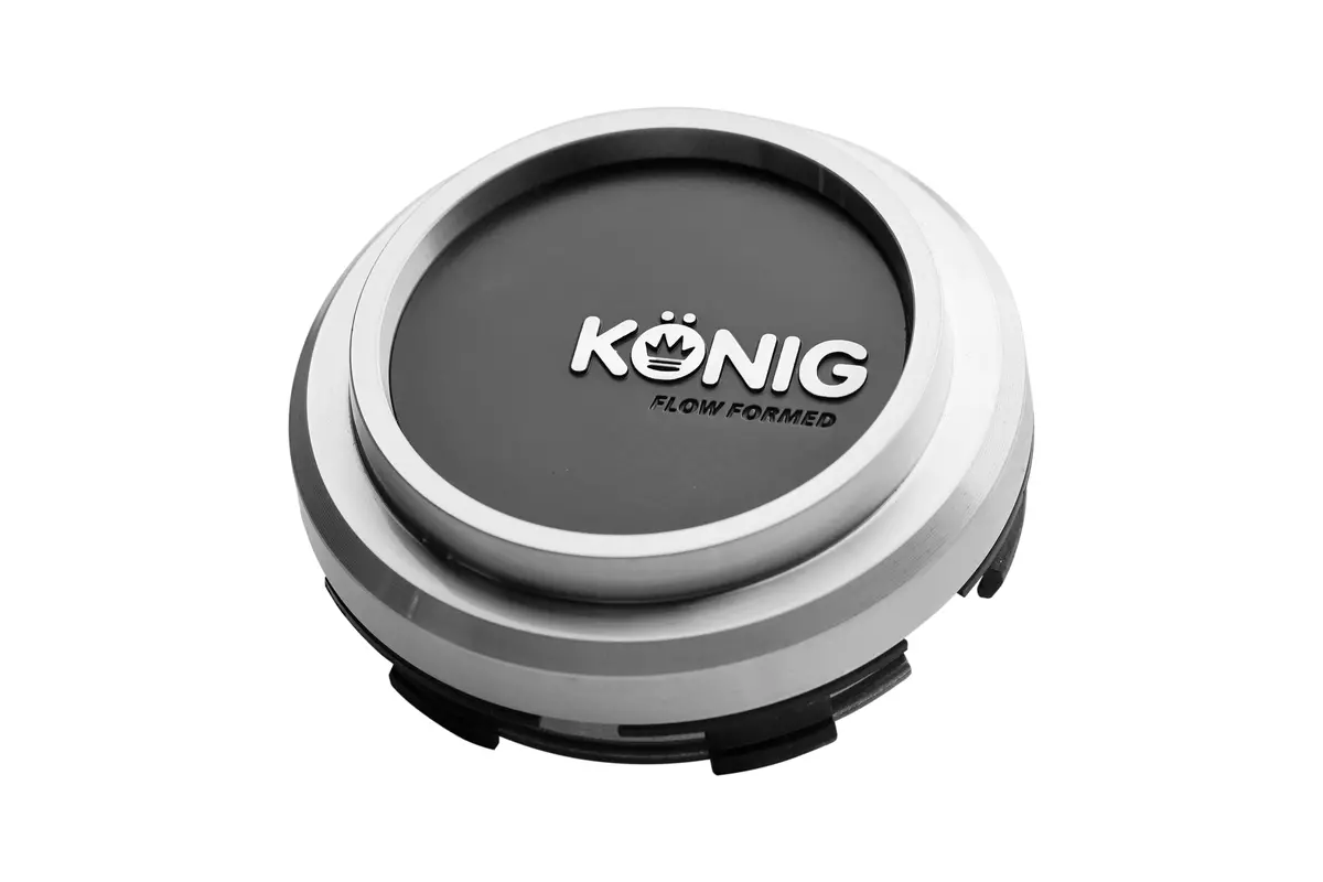 Capffpit - Flow Formed Center Cap Silver W/ Black Face 1