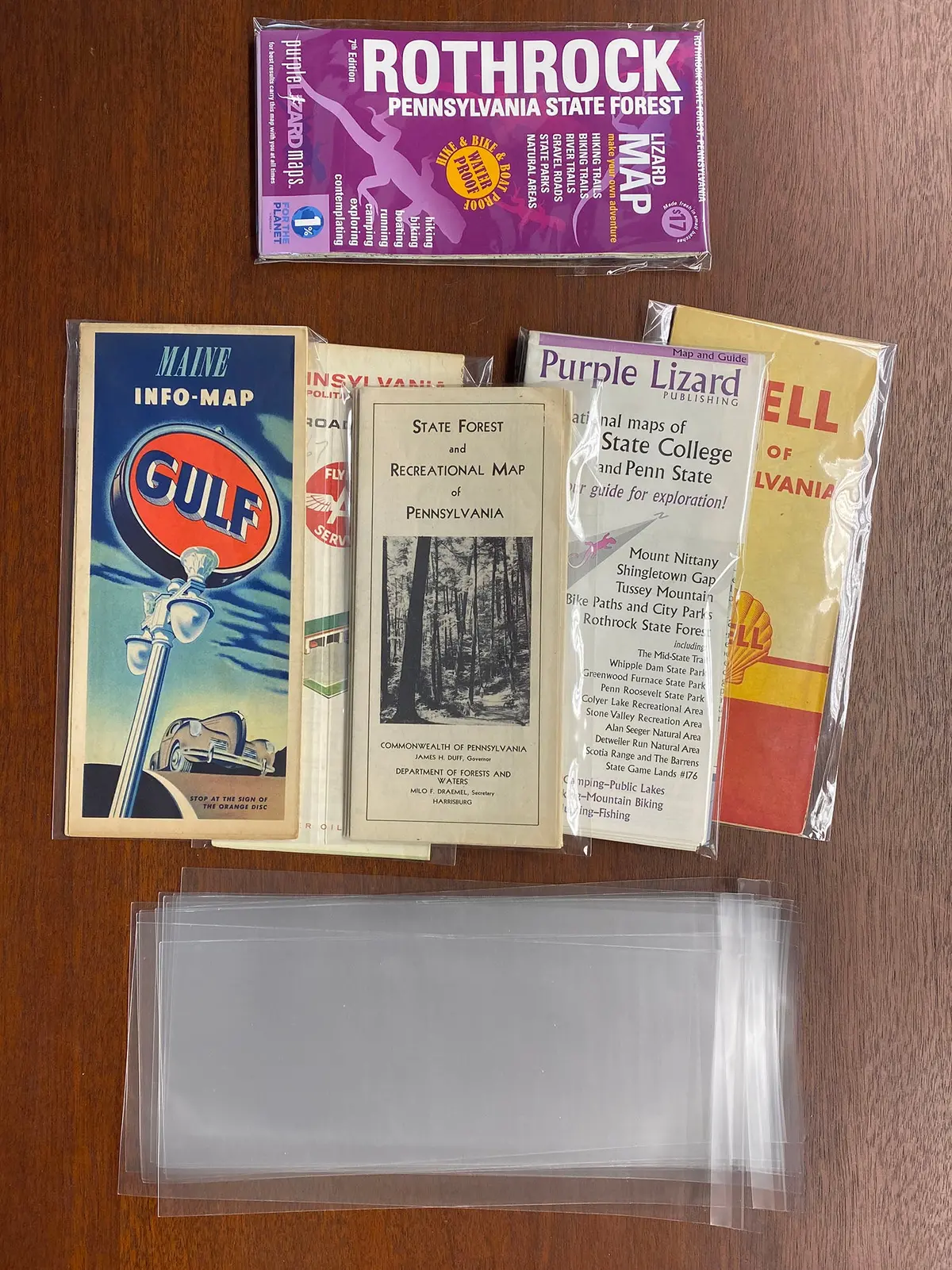 Professional Quality Map Sleeves 1