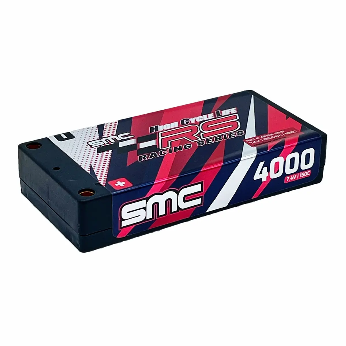 Hcl-Rs 7.4V Lcg Shorty Lipo Battery, 4000Mah 150C W/ 5Mm Bullets 1