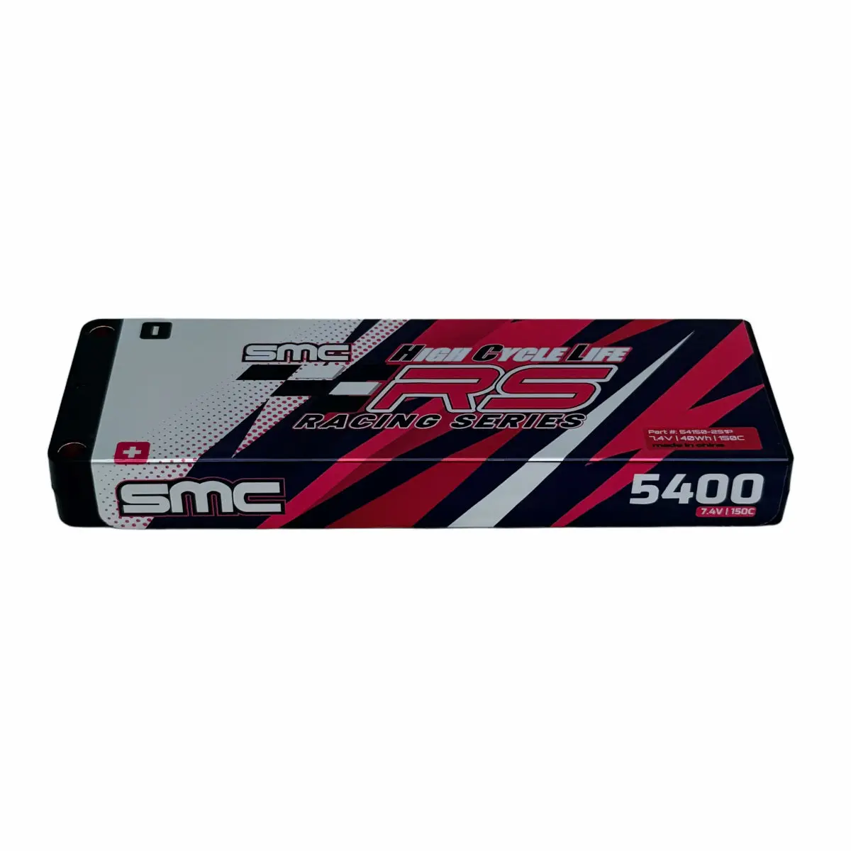 Hcl-Rs 7.4V 2S Lcg Lipo Battery, 5400Mah 150C 1