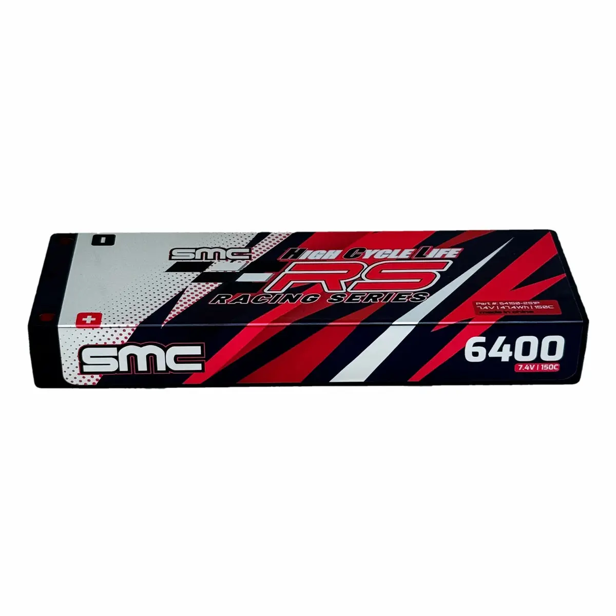 Hcl-Rs 7.4V Lcg Lipo Battery,6400Mah 150C W/ 5Mm Bullets 1