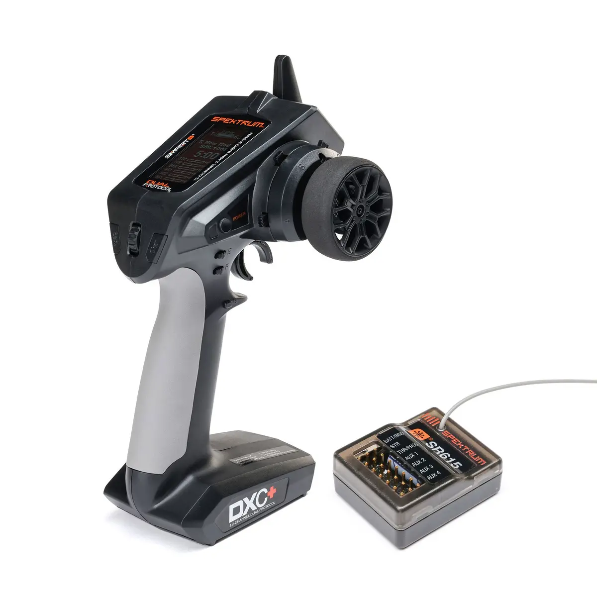 Dxc+ 12-Ch Dsmr+ Transmitter W/ Sr615 Receiver 1